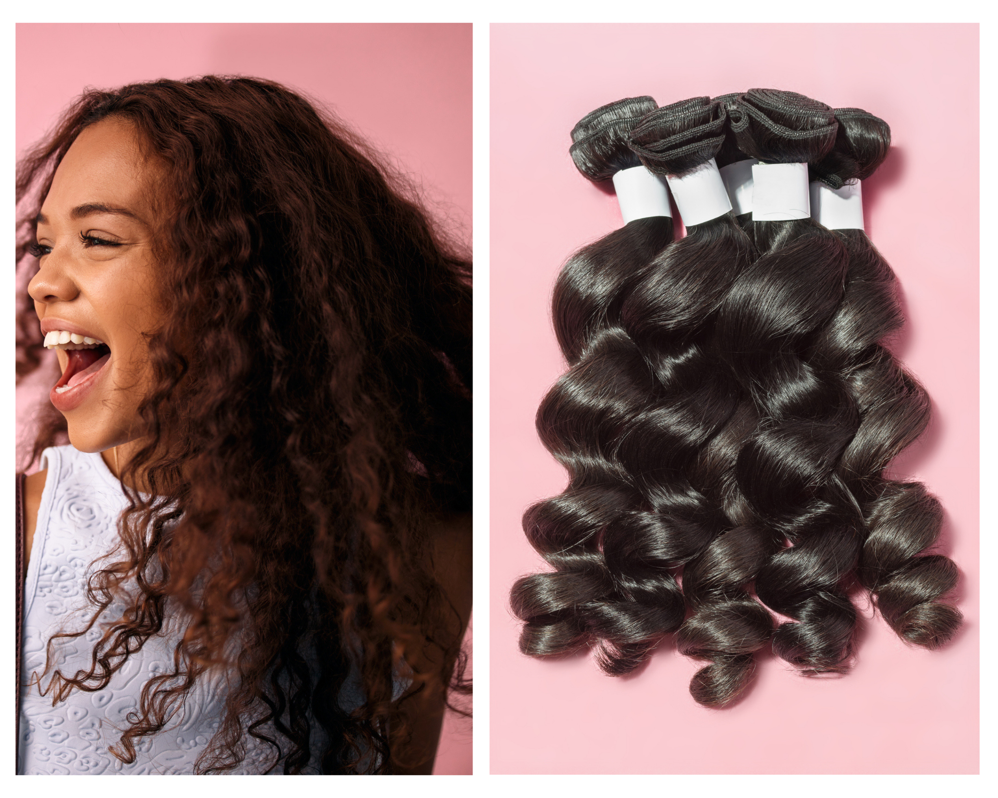 Curly hair bundles